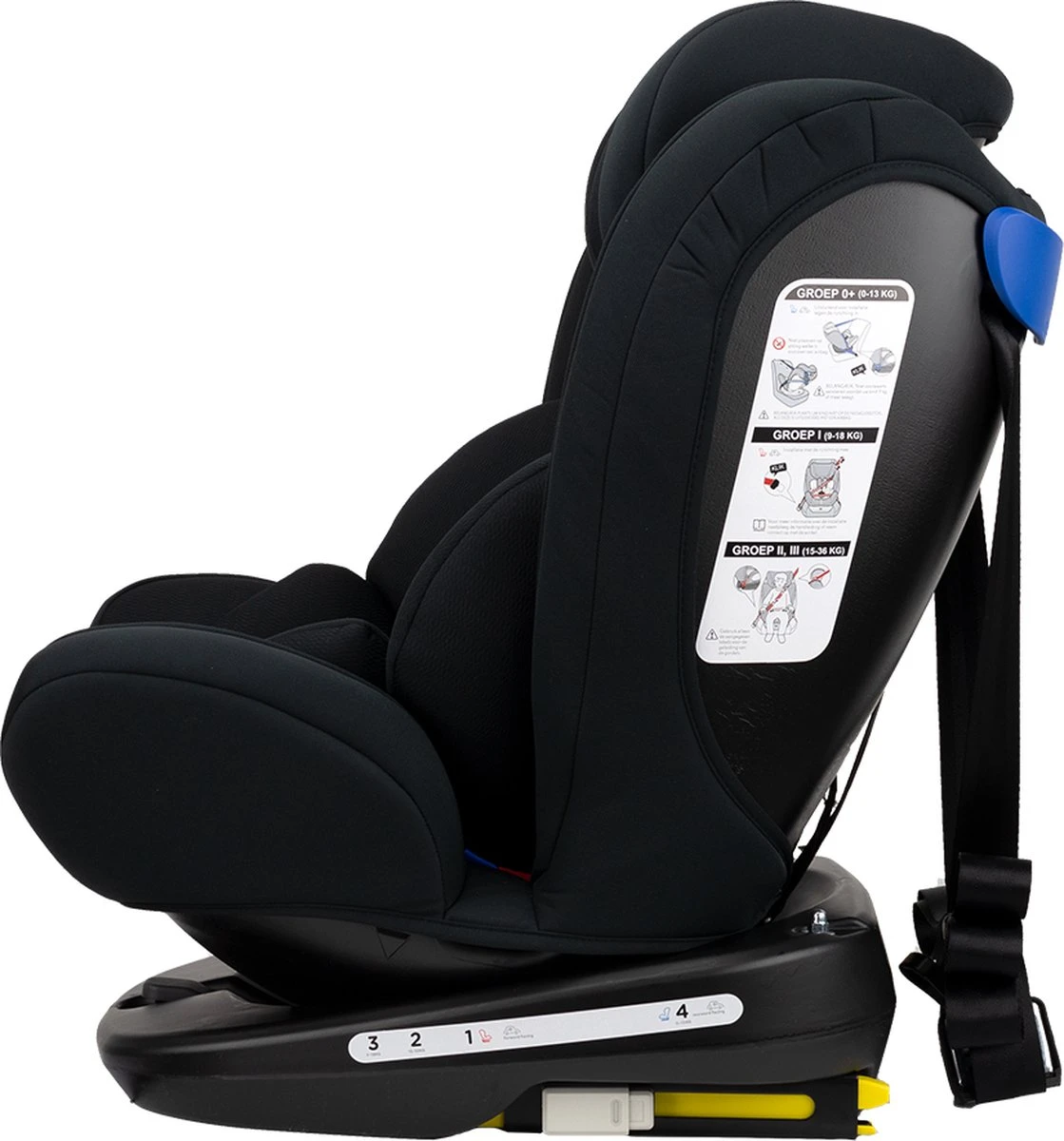 Autostoel Novi Baby® Goliath Premium 0-1-2-3 Isofix Rotation All Black 4 Autostoel Novi Baby® Goliath Premium 0-1-2-3 Isofix Rotation All Black - Afbeelding 2