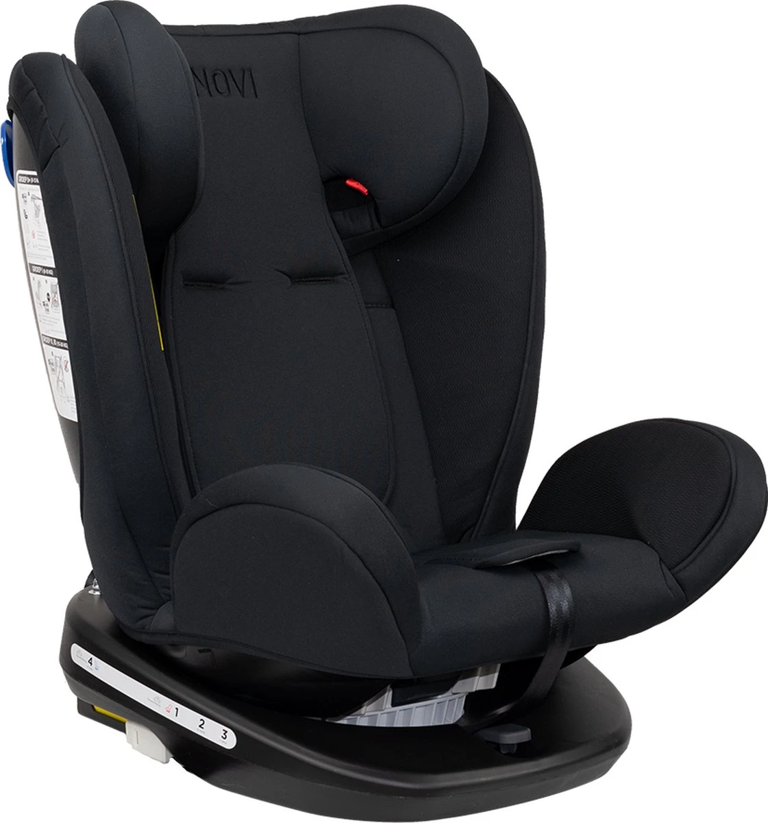 Autostoel Novi Baby® Goliath Premium 0-1-2-3 Isofix Rotation All Black 8 Autostoel Novi Baby® Goliath Premium 0-1-2-3 Isofix Rotation All Black - Afbeelding 6
