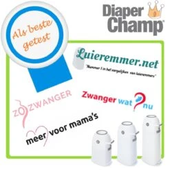 Luieremmer Large Zilver - Groot - Zonder Navulling - Geschikt Voor Pampers En Huggies - Stoma -Babyproducten Korting Winkel 1200x1200 35