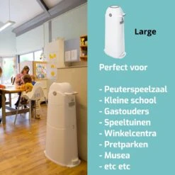 Luieremmer Large Zilver - Groot - Zonder Navulling - Geschikt Voor Pampers En Huggies - Stoma -Babyproducten Korting Winkel 1200x1200 37