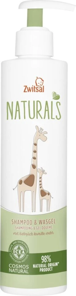 Zwitsal Naturals Shampoo&Wasgel 250ml -Babyproducten Korting Winkel 310x1200