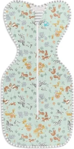 Love To Dream™ Babyslaapzak Swaddle Up™ - Inbakeren - Baby 3-6 Maanden - 6-8.5 Kg - All Season - Safari