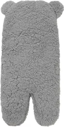 BonBini´s Teddy Bear Wikkeldeken Newborn - Zachte Grijze Teddy Beer Inbakerdoek Newborn Baby - 3-6 Maanden - Grijs -Babyproducten Korting Winkel 608x1200 1