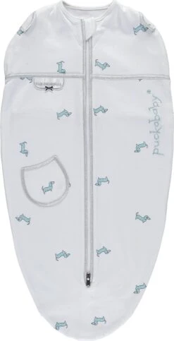 Puckababy Inbakerslaapzak Original Mini 3-6m - White Pucky -Babyproducten Korting Winkel 614x1200 1