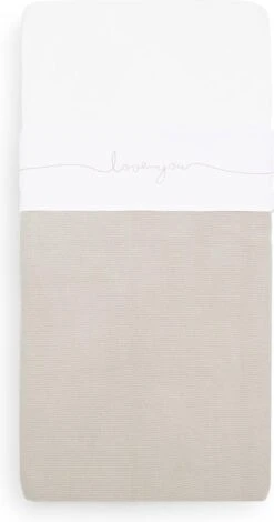 Jollein Baby Laken Wieg 75x100cm Love You - Nougat 33 Jollein Baby Laken Wieg 75x100cm Love You - Nougat -Babyproducten Korting Winkel 630x1200