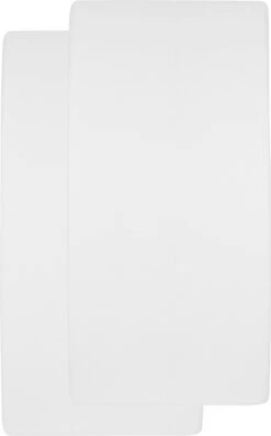Meyco 2-pack Molton Stretch Hoeslaken Wieg - 40x80/90 Cm - Wit -Babyproducten Korting Winkel 746x1200