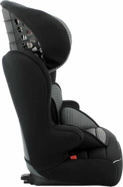 Nania - Racer ISOFIX - Meegroei Autostoel Groep 1 2 3 - Van 9 Tot 36 Kg - Donkergrijs -Babyproducten Korting Winkel 791x1200