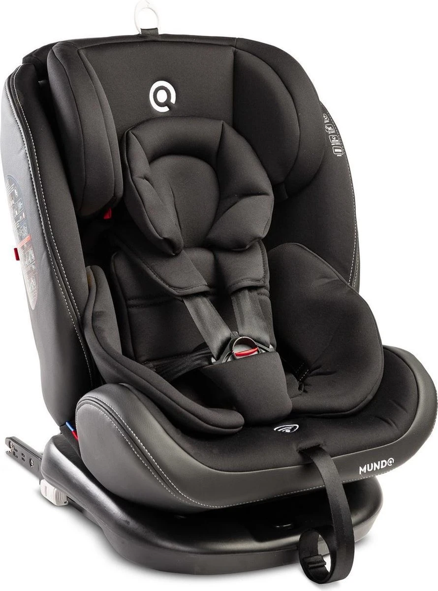 MUNDO 0-36 KG ISOFIX - 360 Graden Draaibaar Zwart 8 MUNDO 0-36 KG ISOFIX - 360 Graden Draaibaar Zwart - Afbeelding 6