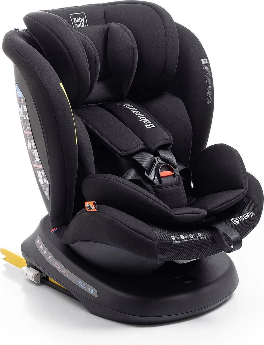 Autostoel Babyauto Rodia 360° Met Isofix - Groep 0+/1/2/3 Zwart (0-36kg) 14 Autostoel Babyauto Rodia 360° Met Isofix - Groep 0+/1/2/3 Zwart (0-36kg) - Afbeelding 12