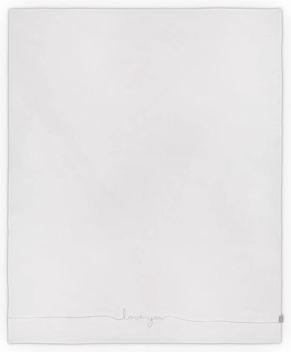 Jollein Baby Laken Wieg 75x100cm Love You - Nougat 4 Jollein Baby Laken Wieg 75x100cm Love You - Nougat - Afbeelding 2