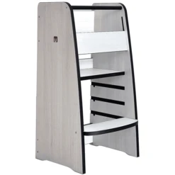 Bianconiglio Kids ® Leertoren TRUSTY Plus Vuren Wit