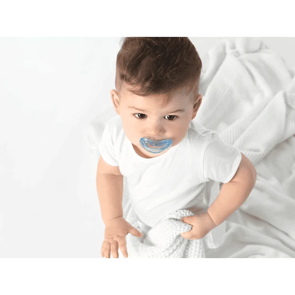 CURAPROX Baby Fopspeen Maat 2 Vanaf 19 Maanden In Blauw, Single 4 CURAPROX Baby Fopspeen Maat 2 Vanaf 19 Maanden In Blauw, Single - Afbeelding 2