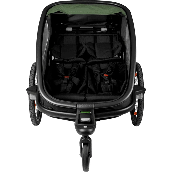 Hamax Kinderfietskar Outback Met Rugleuningverstelling Green Black 6 Hamax Kinderfietskar Outback Met Rugleuningverstelling Green Black - Afbeelding 4