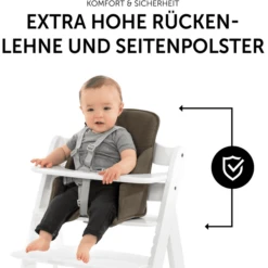 Hauck Kinderstoelkussen Alpha Cosy Select Waffle Piqué Olive -Babyproducten Korting Winkel hauck kinderstoelkussen alpha cosy select waffle pique olive a371645 4