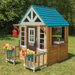 Kidkraft ® Playhouse Bungalow Aan Het Meer -Babyproducten Korting Winkel kidkraft playhouse bungalow aan het meer a415300 4