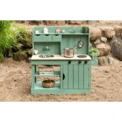 MUDDY BUDDY Buitenspeelkeuken "Explorer" Saliegroen 11 MUDDY BUDDY Buitenspeelkeuken "Explorer" Saliegroen -Babyproducten Korting Winkel muddy buddy buitenspeelkeuken explorer saliegroen a412341 4