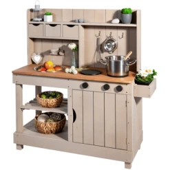 MUDDY BUDDY Buitenspeelkeuken "Explorer" Warm Grijs