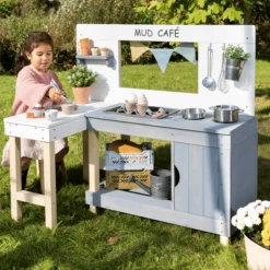MUDDY BUDDY Speelkeuken Voor Buiten "Mud Café" Wit-wolkgrijs 9 MUDDY BUDDY Speelkeuken Voor Buiten "Mud Café" Wit-wolkgrijs -Babyproducten Korting Winkel muddy buddy speelkeuken voor buiten mud cafe wit wolkgrijs a412715 2