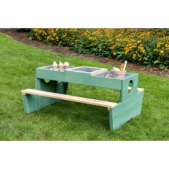 MUDDY BUDDY Speeltafel "Creator" Naturel Salie -Babyproducten Korting Winkel muddy buddy speeltafel creator naturel salie a412389 3