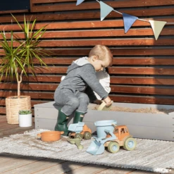 MUDDY BUDDY Zandbak "Space Saver" Warm Grijs -Babyproducten Korting Winkel muddy buddy zandbak space saver warm grijs a412568 2