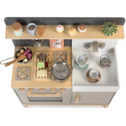 MUSTERKIND ® Speelkeuken Linum Warm Grijs/natuur -Babyproducten Korting Winkel musterkind speelkeuken linum warm grijs natuur a295949 4