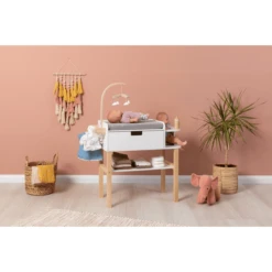 MUSTERKIND ® Viola Poppen Verschoon Unit Naturel/wit -Babyproducten Korting Winkel musterkind viola poppen verschoon unit naturel wit a326691 4