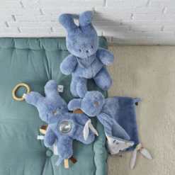 Nattou Lapidou Tipidou Maxi Knuffeldoek Blauw -Babyproducten Korting Winkel nattou lapidou tipidou maxi knuffeldoek blauw a382623 3