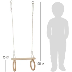 Small Foot ® Trapeze Met Houten Turnringen -Babyproducten Korting Winkel small foot trapeze met houten turnringen a329321 3