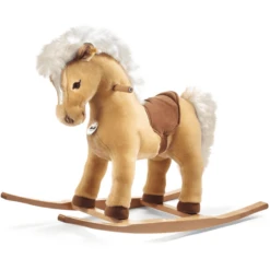 STEIFF Hobbelpaard „Pony Franzi“ 70 Cm Blond -Babyproducten Korting Winkel steiff hobbelpaard pony franzi 70 cm blond a039654 3